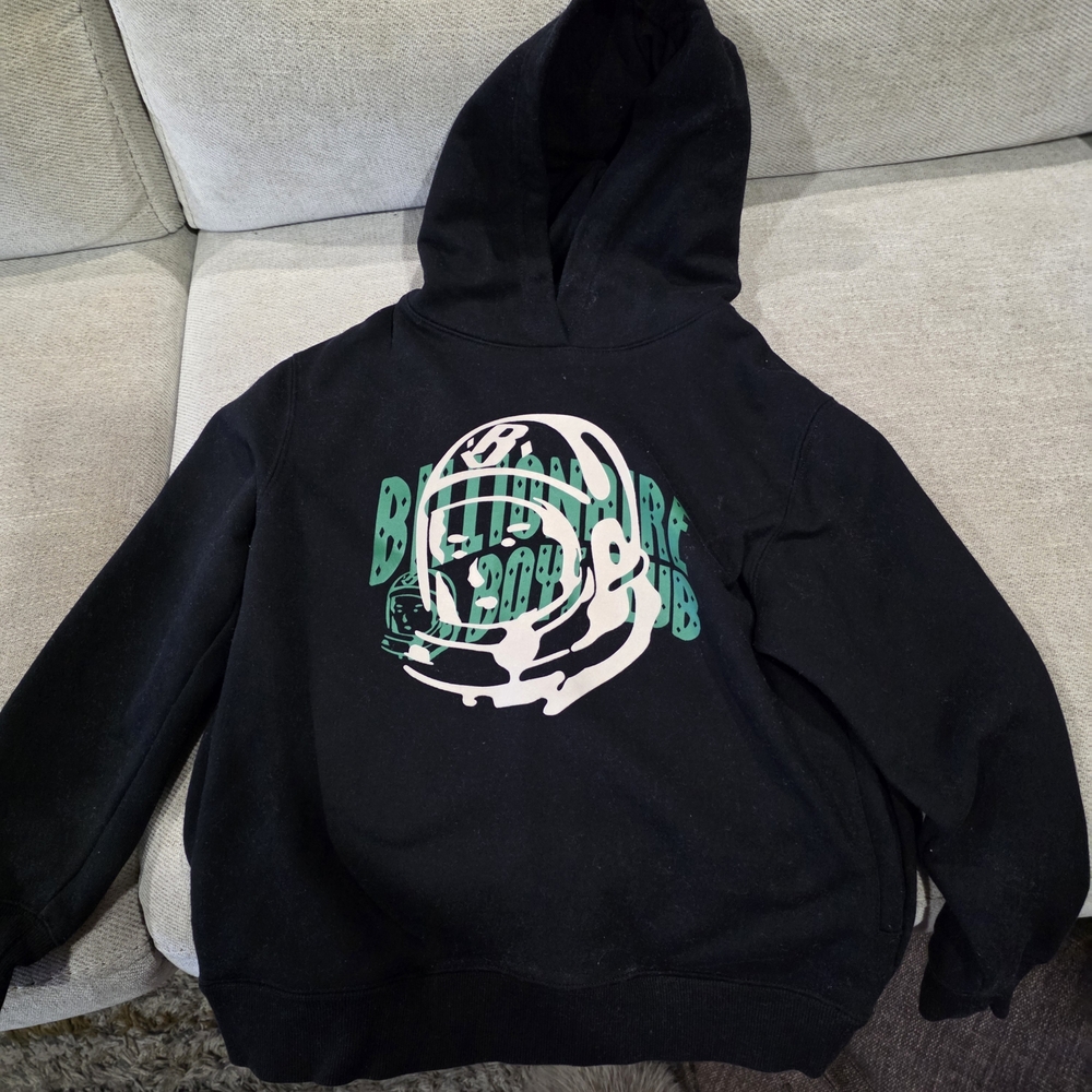 Billionaire Boys Club Black Hoodie with Green Graphic